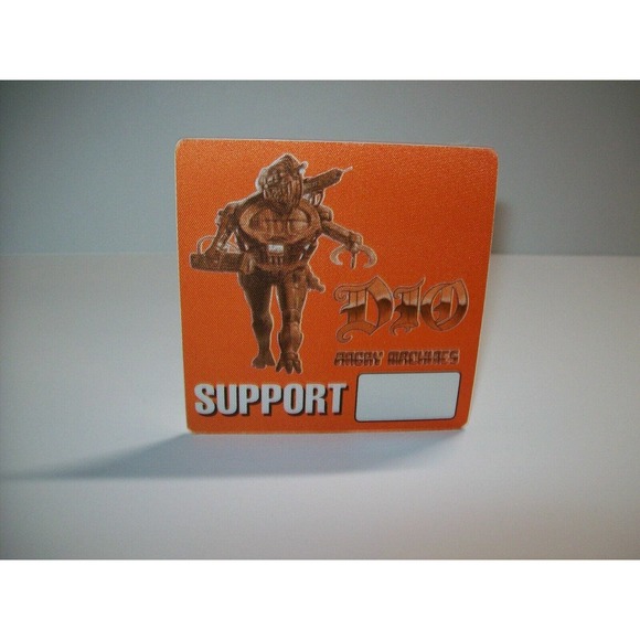 Dio Backstage Pass Original 1996 Concert Tour Heavy Metal Angry Machines Support - Picture 3 of 3
